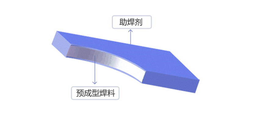 涂覆助焊劑預(yù)成型焊片結(jié)構(gòu)圖